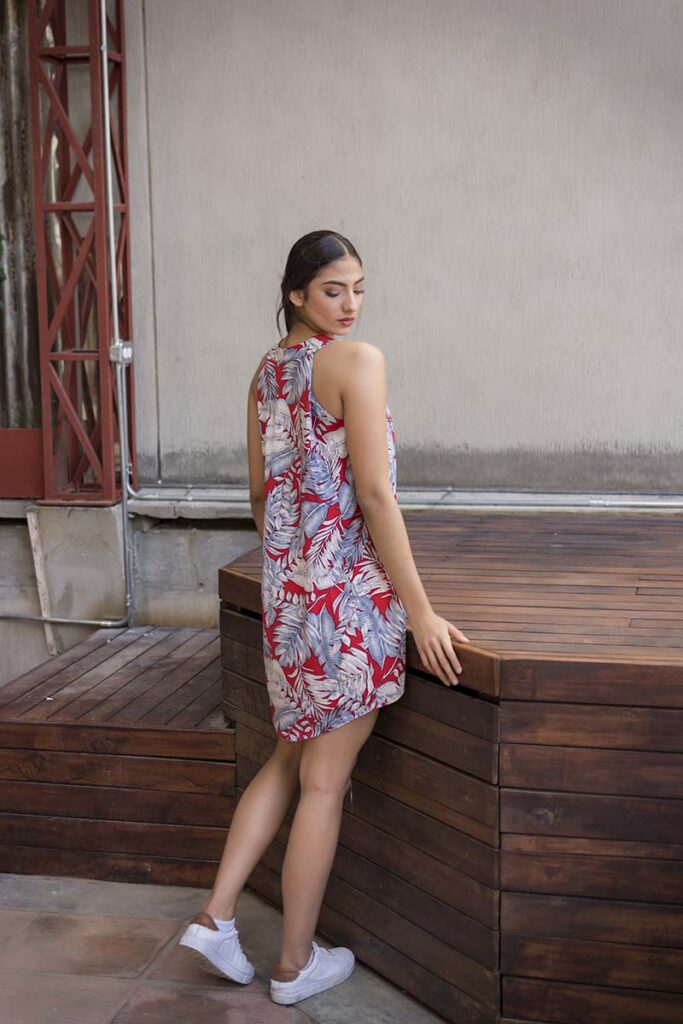 VESTIDO CORTO ESTAMAPADOS FLORES